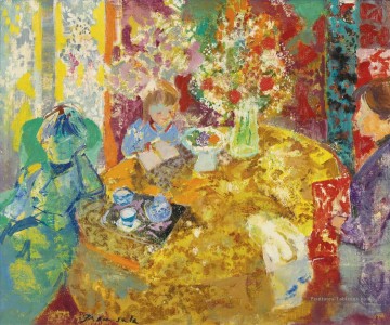 INTERIEUR Vietnamien Asiatique Peinture à l'huile